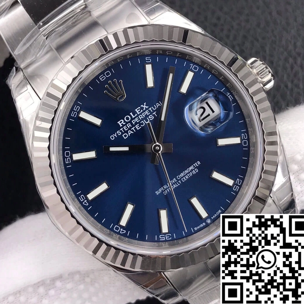 M126334-0001 VS Datejust Blue Dial Factory Rolex 0814